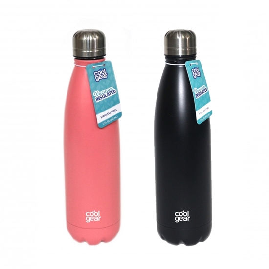 Picture of Cool Gear - Stainless Steel Bottle, 502ml - 6.5 x 6.5 x 27.5 Cm