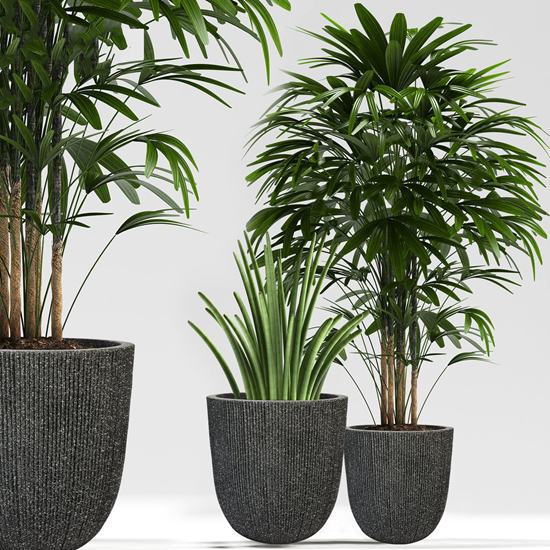 Picture of STI - Nature Ridged Planter - 15 x 31 x 31.5 Cm