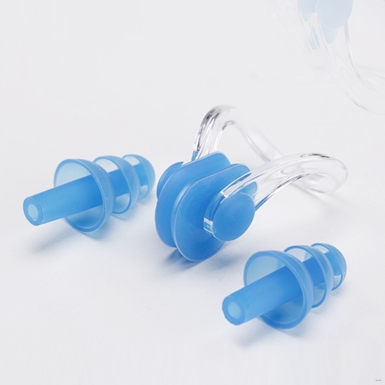 Picture of Silicone Swimming Nose Clip with Ear Plugs Set