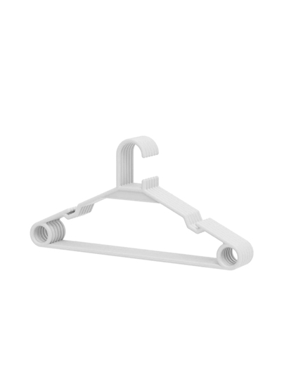 Picture of Cosmoplast - Plastic Hanger, 6pcs - 43 x 6 x 21 Cm