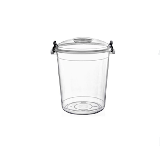 Picture of Round Plastic Drum with Lid, 70L