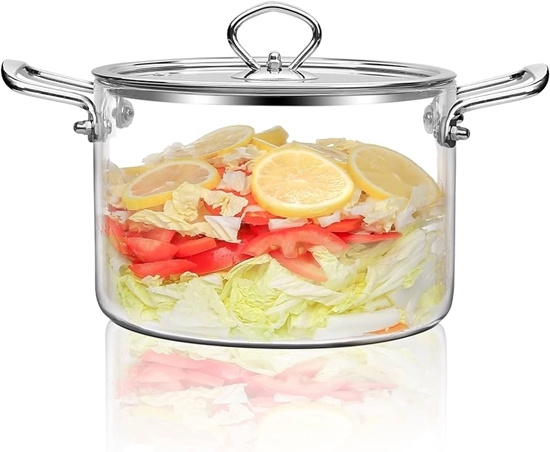 Picture of Clear Glass Pot, 2.3L