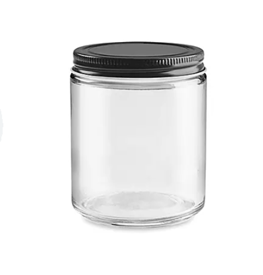 Picture of Glass Jar, 670ml - 8.5 x 8.5 x 13.5 Cm