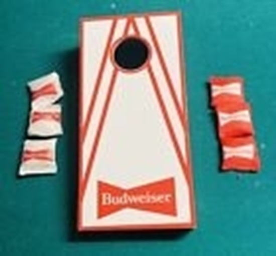 Picture of Mini Cornhole Game by Budweiser - 25.5 x 11.5 x 5.5 Cm