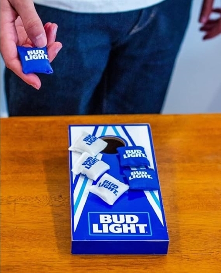 Picture of Mini Cornhole Game by Budweiser - 25.5 x 11.5 x 5.5 Cm