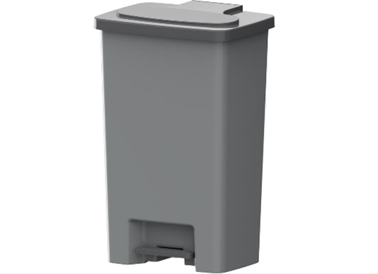 Picture of Cosmoplast - Step-on Waste Bin, 80L - 48 x 38 x 76 Cm