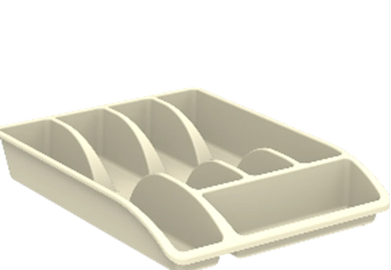 Picture of Cosmoplast - Cutlery Tray - 34 x 26 x 6 Cm