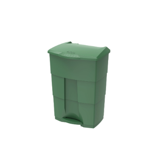 Picture of Cosmoplast - Step-on Waste Bin, 70L - 49.5 x 40.5 x 68 Cm