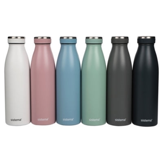 Picture of Sistema - Water Bottle, 500ml - 6.8 x 6.8 x 23.5 Cm